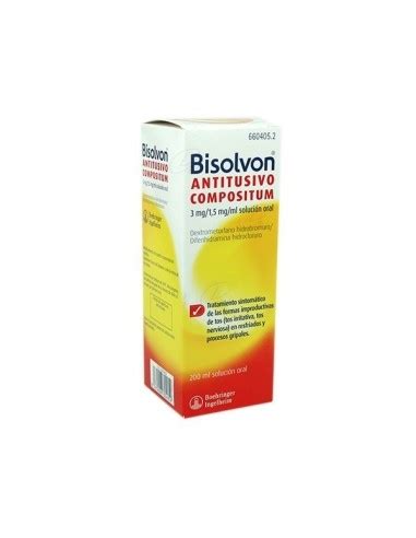 Bisolvon Antitusivo Compositum Mg Ml Mg Ml Solucion