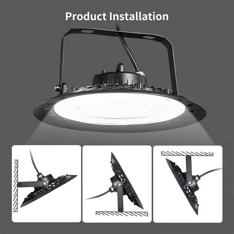 4 Pack 300W UFO Led High Bay Light Factory Warehouse Commercial Led