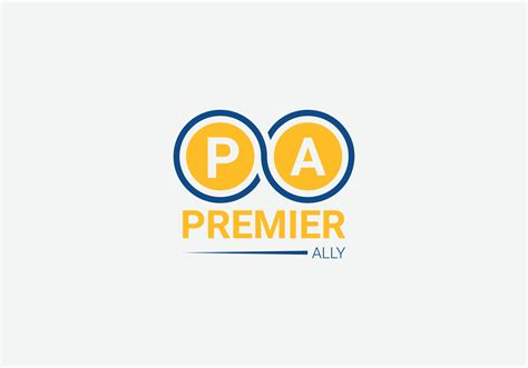 Premier Ally Abstract P A letter modern lettermarks logo design ...