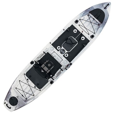 Ascend Fs T Sit On Top Angler Kayak White Black Bass Pro Shops