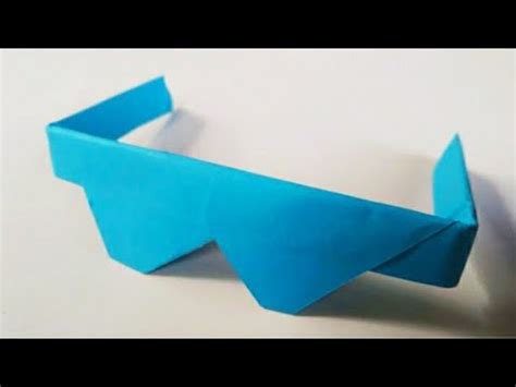 Origami Glasses Cara Membuat Kacamata Dari Kertas YouTube