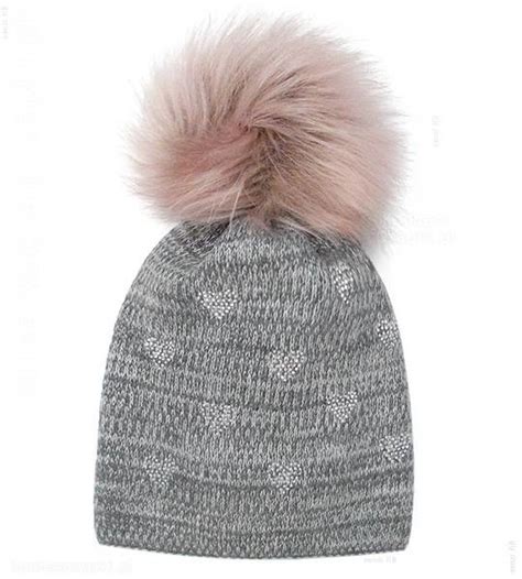 Zimowa Czapka Dla Dziewczynki Deepti Szara Cm Szary R Nude Kochamczapki