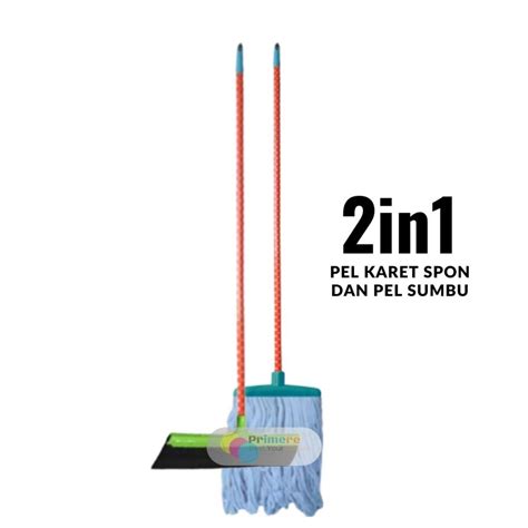 durable home floor mop  water push rubber floor mop  set shopee