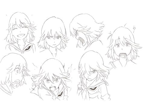 Ps Pqxv Tbfoa — Kill La Kill Model Sheets For Ryuko Matoi Kill La Kill Concept Art