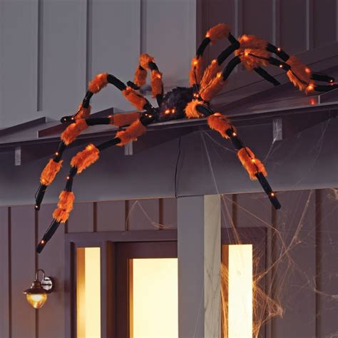 Spooky Decor LED Hanging Spider Lighted Halloween Decor Best Hyde