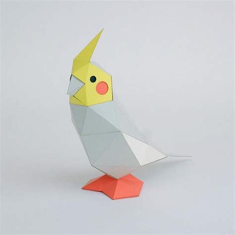 Kakukaku Tiny Papercraft Animal Paper Crafts Paper Animals Origami