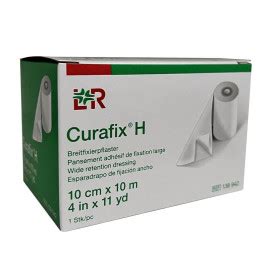 Curafix H 10 m x 10 cm breitflächiges Fixierpflaster 1 Rolle DIASHOP