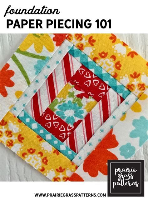Quilting Basics Foundation Paper Piecing 101 Foundation Paper