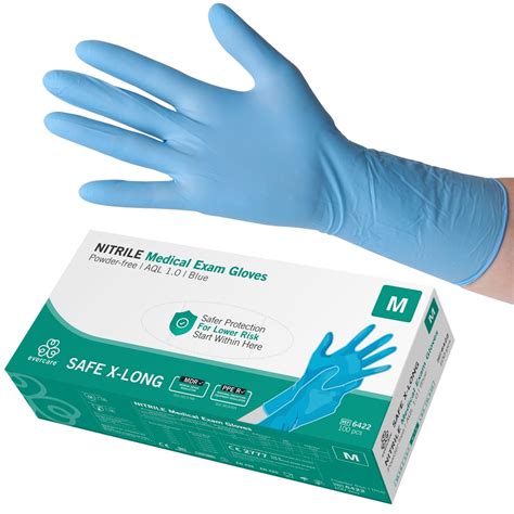 Evercare® Examination Gloves Nitrile Safe X Long Evercare Medical