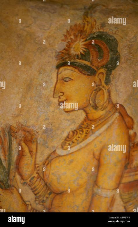 Fresco D Une Demoiselle De Sigiriya De La Galerie Pour Sigiriya Sri