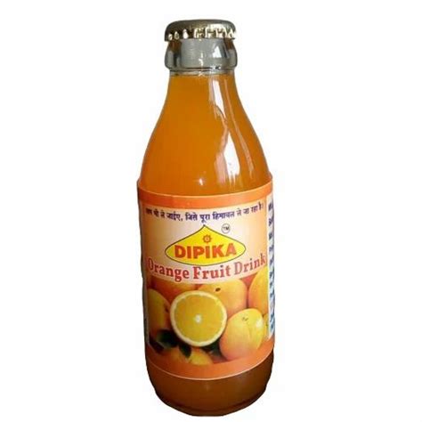 Dipika Orange Fruit Drink Packaging Type Bottle Packaging Size 200