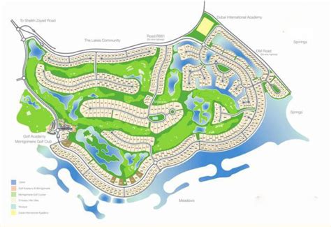 Ellington Emirates Hills Villas Dubai - Master Plan