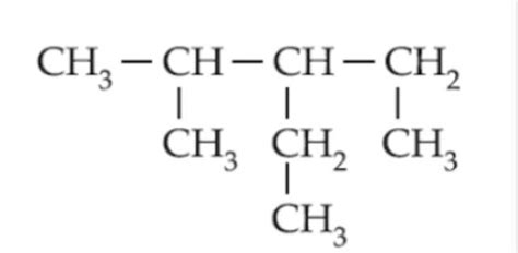 O 3 etil 2 metil pentano cuja estrutura está representada na imagem