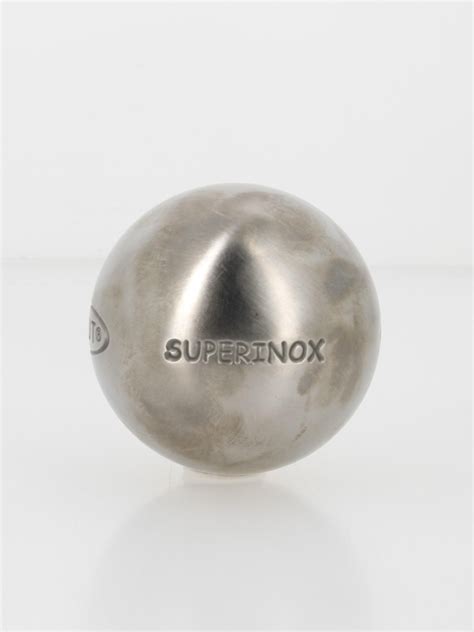 Boules de pétanque demi tendre 74mm superinox strie 0 Obut wimod