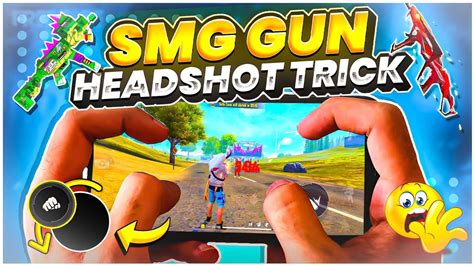 Smg Gun Only Red Number Headshot Trick 🔥 Smg Gun Headshot Setting Free