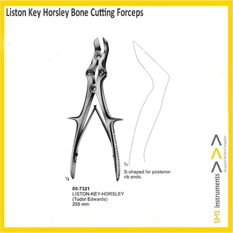 Liston Key Horsley Bone Cutting Forceps SMS Surgical Instruments