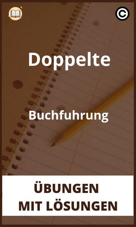 Doppelte Buchführung übungen mit Lösungen PDF