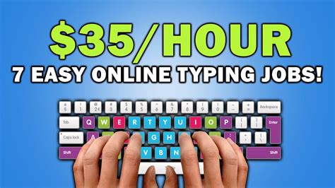 Make 35 Hour With Easy Typing Jobs Online How To Make Money Online