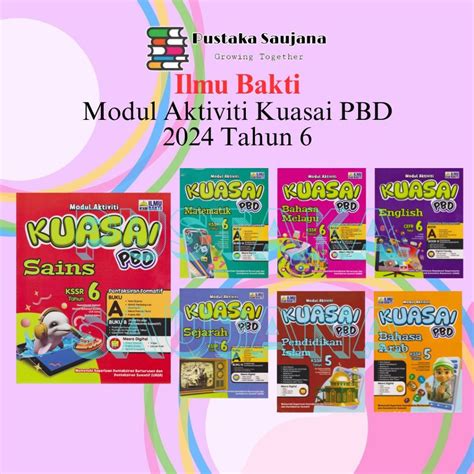 Saujana ILMU BAKTI Modul Aktiviti Kuasai PBD 2024 KSSR Semakan Thn 6