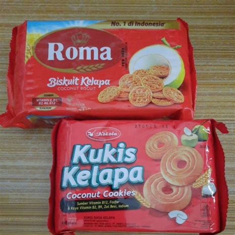 Jual Biskuit Kelapa Roma And Kukis Kelapa Kokola Shopee Indonesia