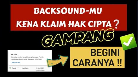 SOLUSI VIDEO YANG TERKENA KLAIM HAK CIPTA TANPA MENGHAPUS VIDEO