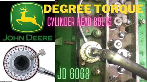 John Deere Usa Engine Degree Torque On Head Boltstorque Sequence And Torque Specs Youtube