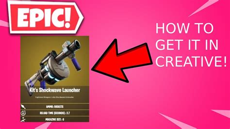 How To Get The SHOCKWAVE LAUNCHER In Creative Fortnite Season 5