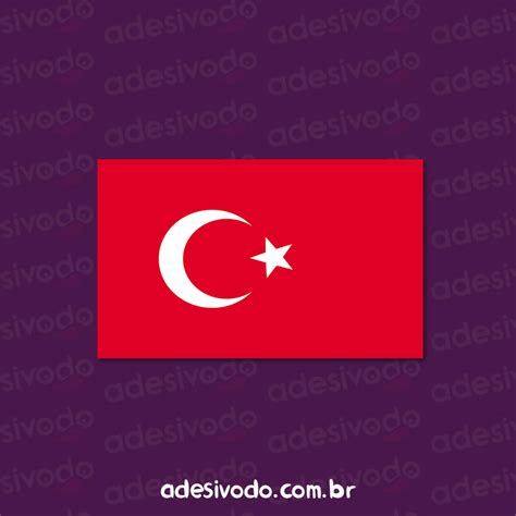 Adesivo Bandeira Turquia 1059 Loja De Adesivos