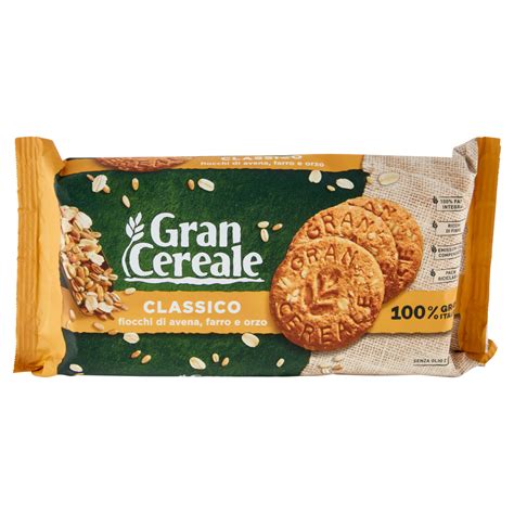 Gran Cereale Biscotti Gran Cereale Classico Fiocchi Di Avena Farro Orzo