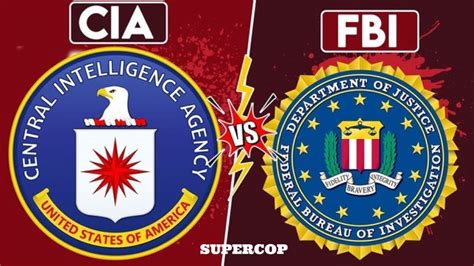 Difference Between Fbi And Cia Youtube