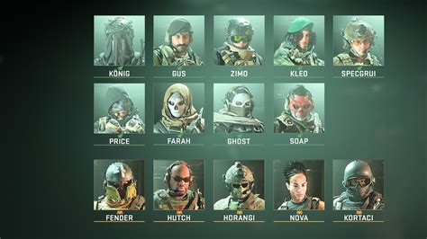 All Operators In Call Of Duty Modern Warfare And Warzone Gamepur