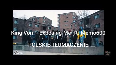 King Von Exposing Me ft Memo600 POLSKIE TŁUMACZENIE YouTube