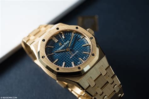 Hands-on The New Yellow Gold Audemars Piguet Royal Oak 15450 – BEXSONN