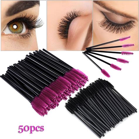 Cheap Pcs Pack Disposable Micro Eyelash Brushes Mascara Wands