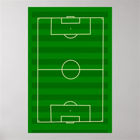 Soccer Field Poster Zazzle