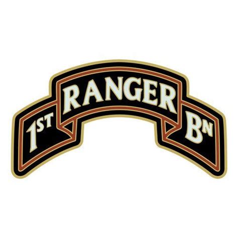 Csib Sticker 1st Ranger Battalion Scroll 75th Regiment Decal 75th