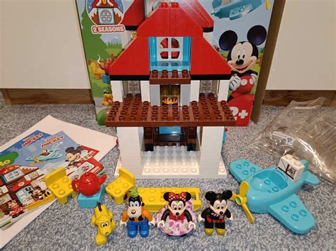 Lego Duplo Domek Myszka Miki Minnie Pluto Goofy Mickey Samolot