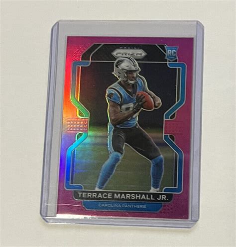 2021 Panini Prizm Rookie Pink Prizm 348 Terrace Marshall Jr RC