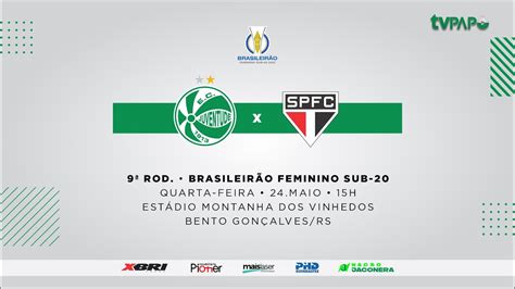 AO VIVO IMAGENS JUVENTUDE x SÃO PAULO BRASILEIRO FEMININO SUB