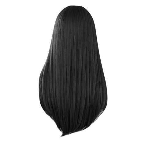 Savwsdzk Wig Female Long Hair European And American Style Natural Full Head Set Brown Straight