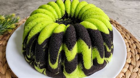 RESEP BOLU PANDAN KETAN HITAM KUKUS ENAK BANGET SUPER LEMBUT EMPUK DAN