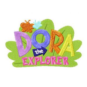 Dora the Explorer Logo embroidery design