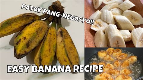 GAWIN MO ITO SA SAGING NA SABA PATOK PANG NEGOSYO IDEA EASY MERIENDA