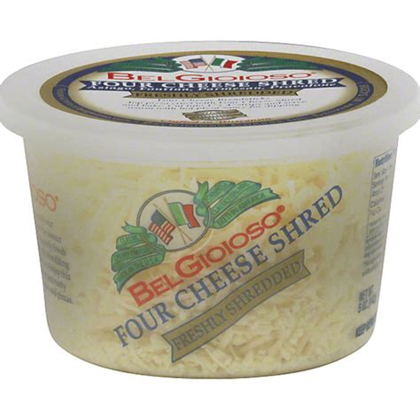 Belgioioso Cheese Freshly Shredded Four Cheeses Italian Rastelli