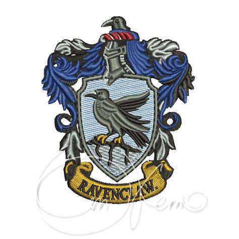 Machine Embroidery Design Ravenclaw Crest Embroidery Harry Potter