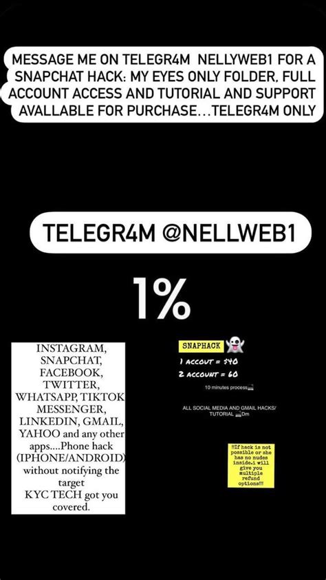 Snap Hack Telegram Nellyweb1 R Instahotttt