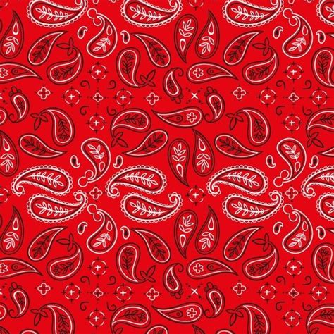 Patrón de pañuelo rojo paisley Free Vector Freepik freevector