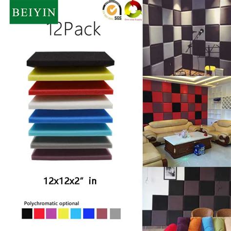 Beiyin Pack Acoustic Foam Soundproof Panels Studio Ktv Home