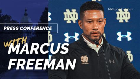 Video Notre Dame HC Marcus Freeman On Scan Offense Prince Kollie