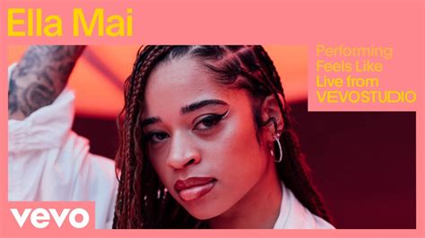 Ella Mai Feels Like Live Vevo Studio Performance Youtube